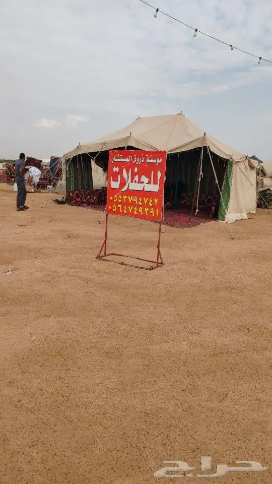 تأجير مخيمات با مزاد عنيزه للابل 2