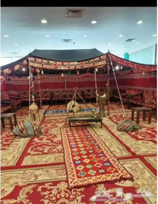 تاجير خيام وبيوت شعر ومكيفات اسبلت وصحراوي وفرش 0