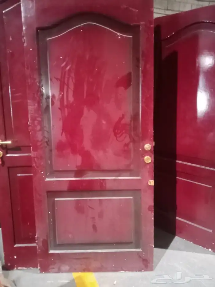 ابواب خشب للبيع مستعمل نضيف 8