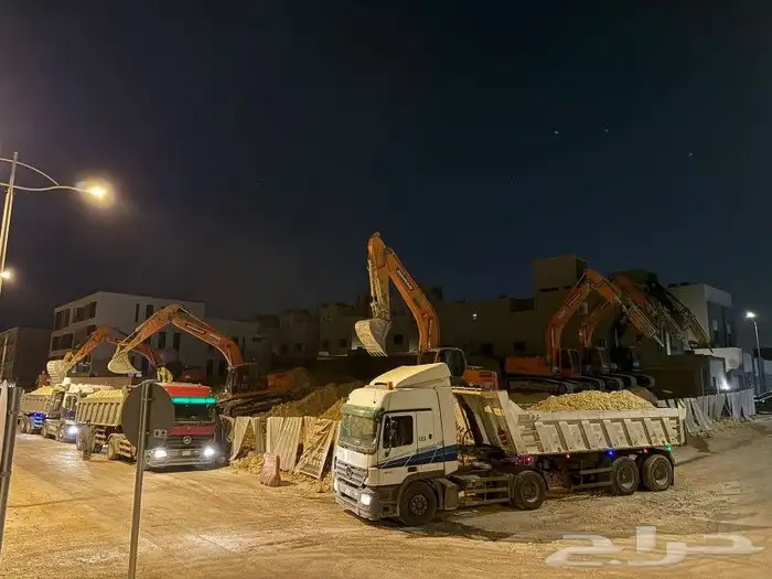 مقاولات حفر وترحيل ودفن ورص وتوريد دفان صبيز 0