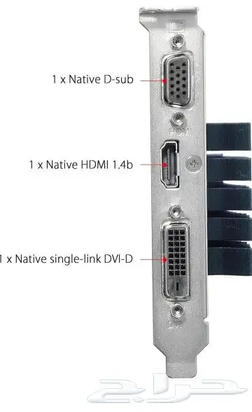 كرت شاشة asus gt710 3