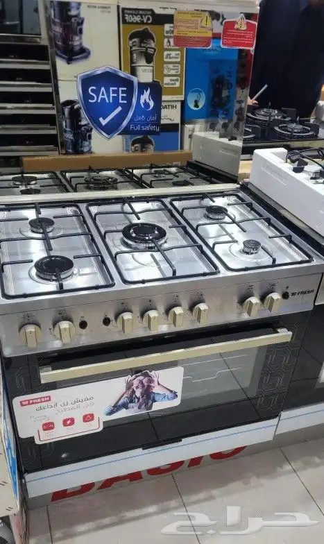 تتوفر لدينا أفران ايطالي وتركي ومصري 60 90 خمس عيون 2
