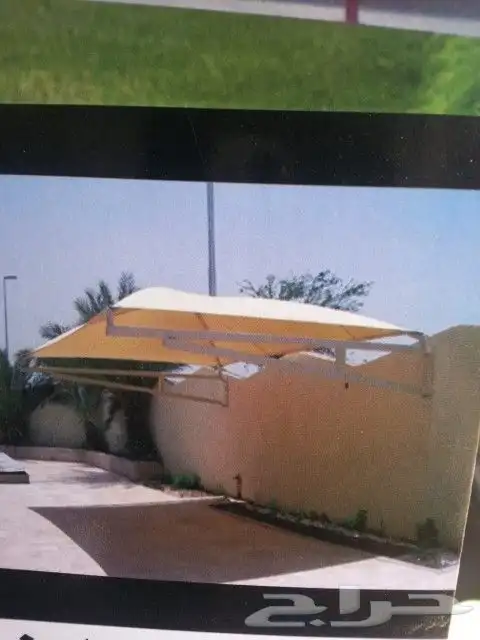 مظلات وسواتر برجولات هناجر وجميع اعمال الحداده 5