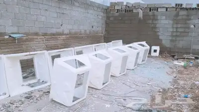 غطاء مكيفات فيبر جلاس مروحه شفات اشواك. حمام مع تركيب وبدون 2