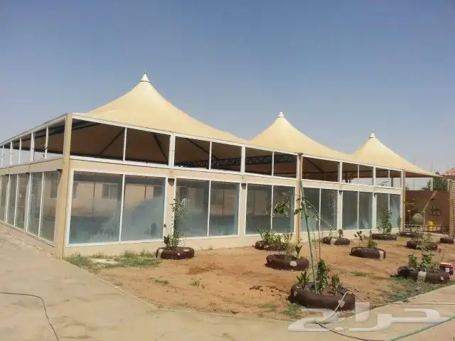 مظلات وسواتر برجولات هناجر وجميع اعمال الحداده 6