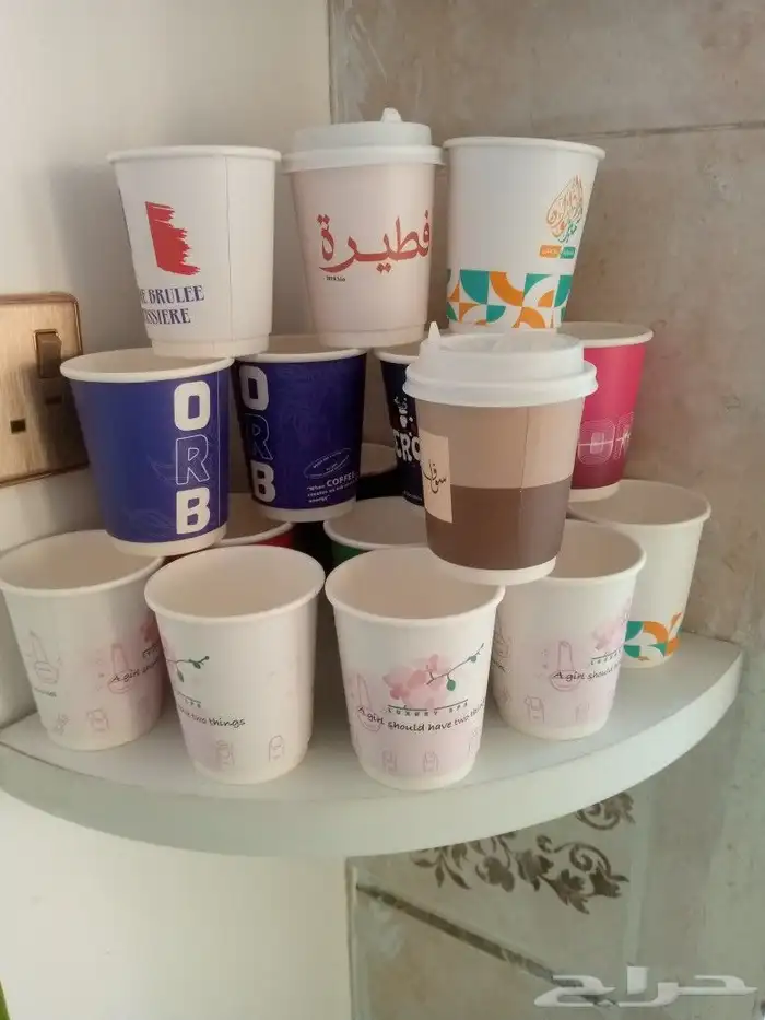 طباعة اكواب ملون اكواب مطبوعه..مطبعه 1
