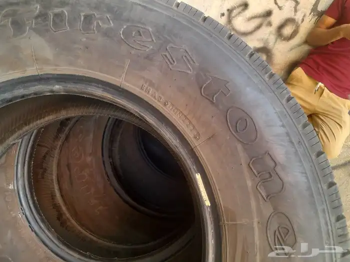 كفرات فيرستون نضيفه مره خاليه من العيوب تاريخ 20 4