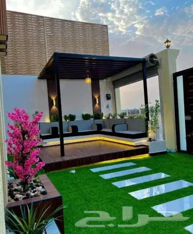 مشتل_تنسيق تنسيق_حدائق عشب_صناعي عشب_طبيعي شبكة_ري مظلة 9