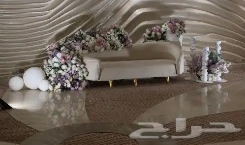 كوش افراح مدخل استقبال تنسيق ورد تأجير لوازم افراح 2