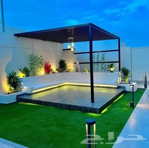 مشتل_تنسيق تنسيق_حدائق عشب_صناعي عشب_طبيعي شبكة_ري مظلة 3