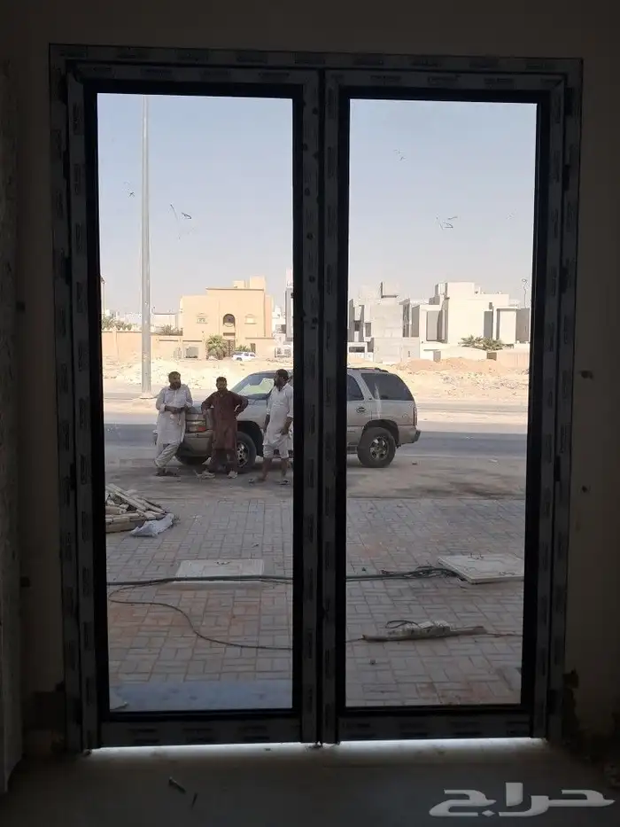 باب المنيوم- دبل ذاجاج 1