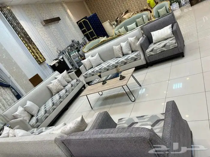 طقم كنب للبيع جديد يتسع ل 14 شخص 5