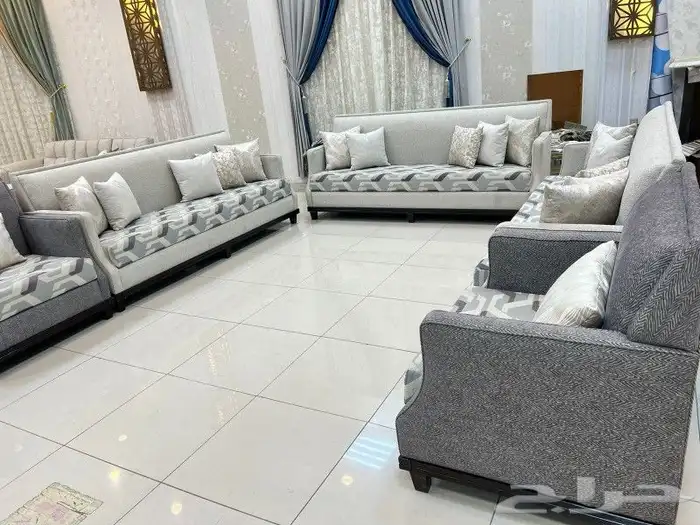 طقم كنب للبيع جديد يتسع ل 14 شخص 7