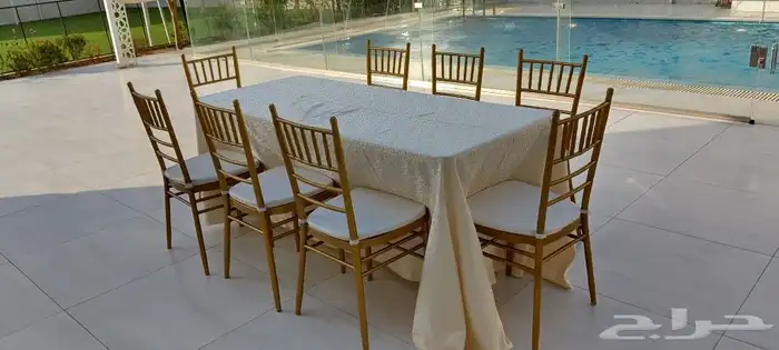 تأجير كراسي وطاولات 4