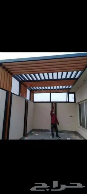 حداد هناجر ومستودعات ومضلات وبرجولات وسواتر 3