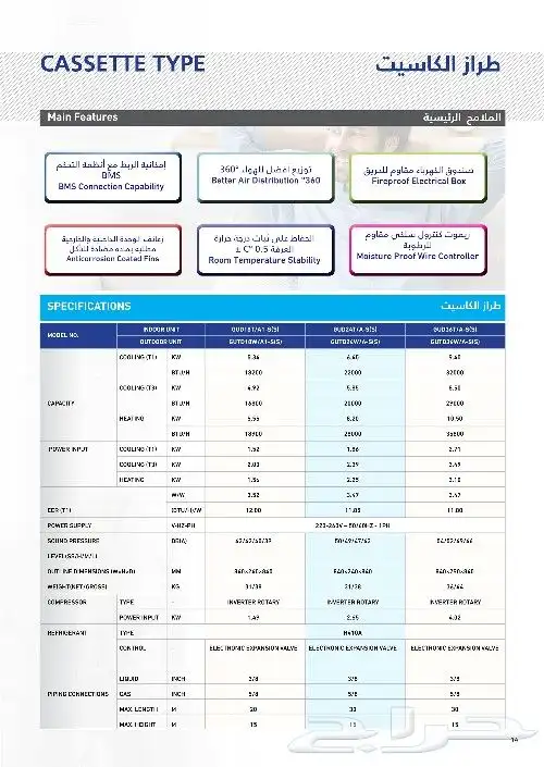 مكيف كاسيت جري 36000 وحدة انفيرتر - حار وبارد بأنسب سعر 2