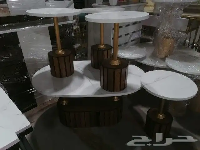 طاولات ضيافة _ طاولات خدمة _بيضاوي 3