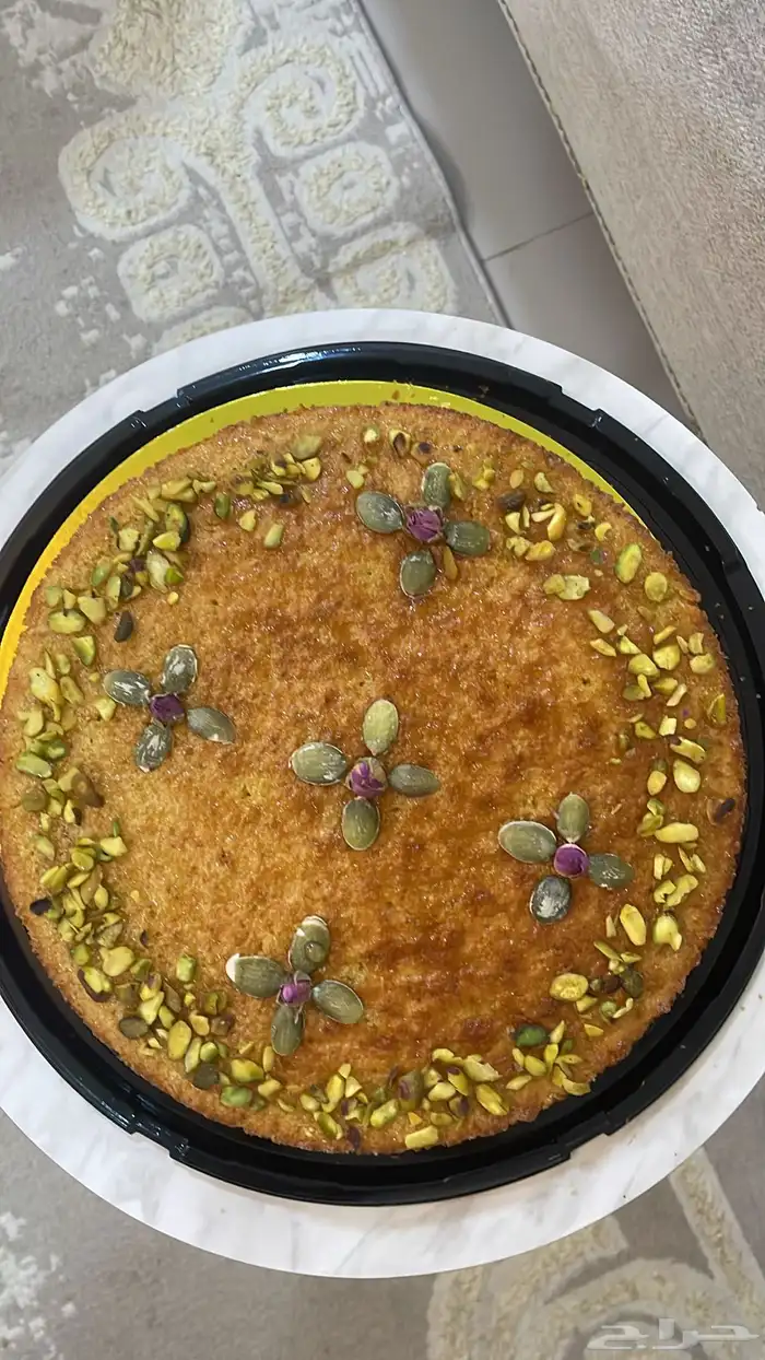 حلى منزلي بسبوسه 3