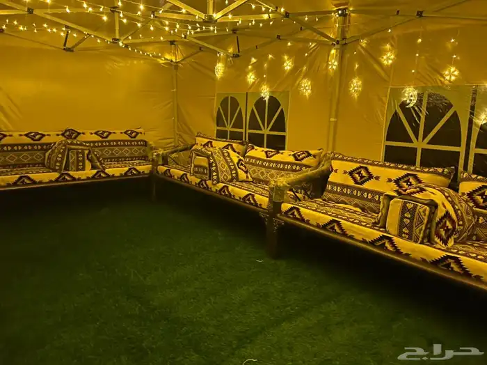 مظلات و خيام شتوية متنقله وبجودة عالية وحديد متين جلسات خار 2