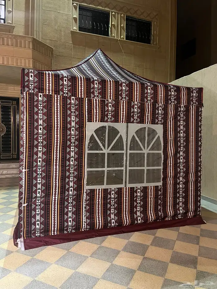 مظلات و خيام شتوية متنقله وبجودة عالية وحديد متين جلسات خار 12