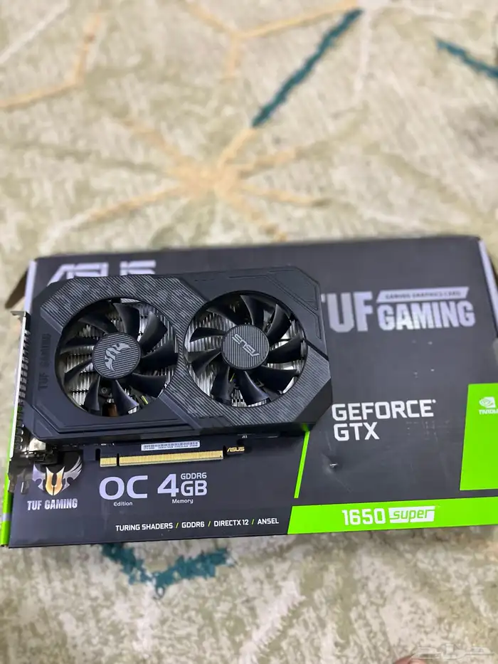 كرت شاشه نظيف جدا  GTX1650 super 2