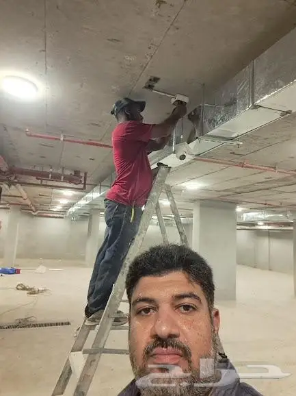 تركيب وتمديد كاميرات انتركم شبكات سماعات جهاز بصمه 48