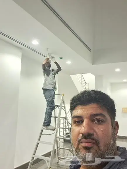 تركيب وتمديد كاميرات انتركم شبكات سماعات جهاز بصمه 56
