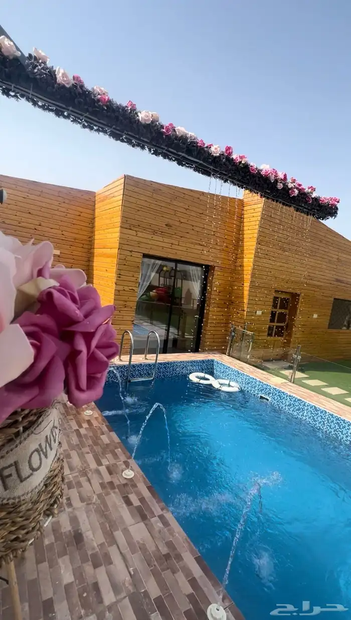 اكواخ ريفيه للعرسان مع تنسيق حفلات وذكرى زواج 0