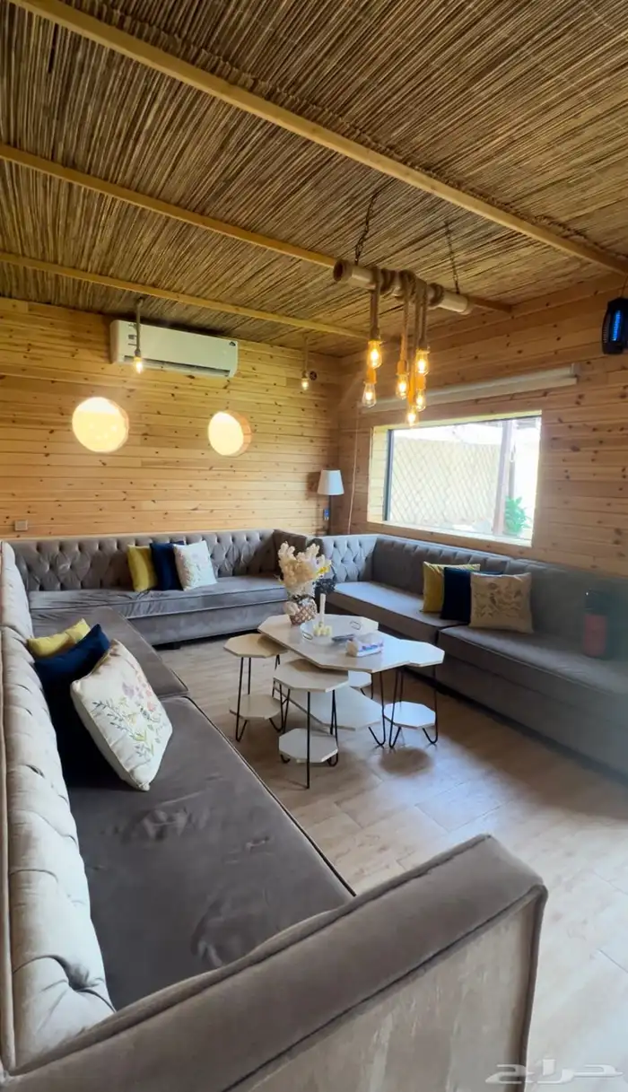 اكواخ ريفيه للعرسان مع تنسيق حفلات وذكرى زواج 1