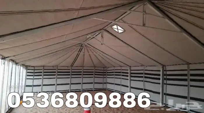 بيوت شعر - بيت شعر ابيض تركي خياطة يدوية - خيام شعر 17