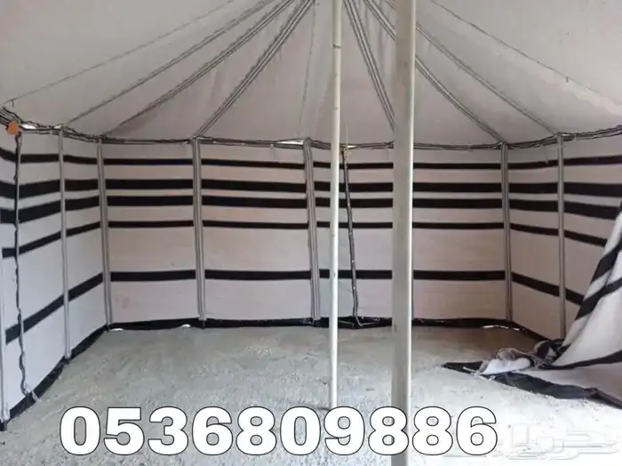 بيوت شعر - بيت شعر ابيض تركي خياطة يدوية - خيام شعر 5