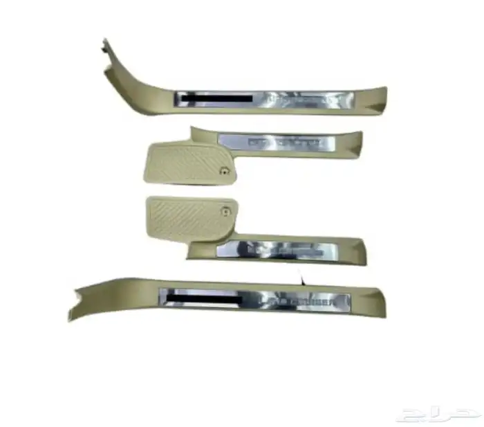 عتبات ابواب لاندكروزر 2016-2021 اسود   بيج 0