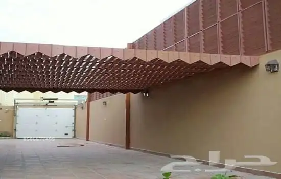 تنسيق حدائق جلسات خارجية مضلات خارجيه مضلات زجاج عشب صناعي 12