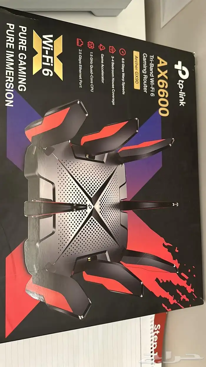 رواتر واي فاي مخصص للقيمرز والالعاب ( مقوي نت) 0