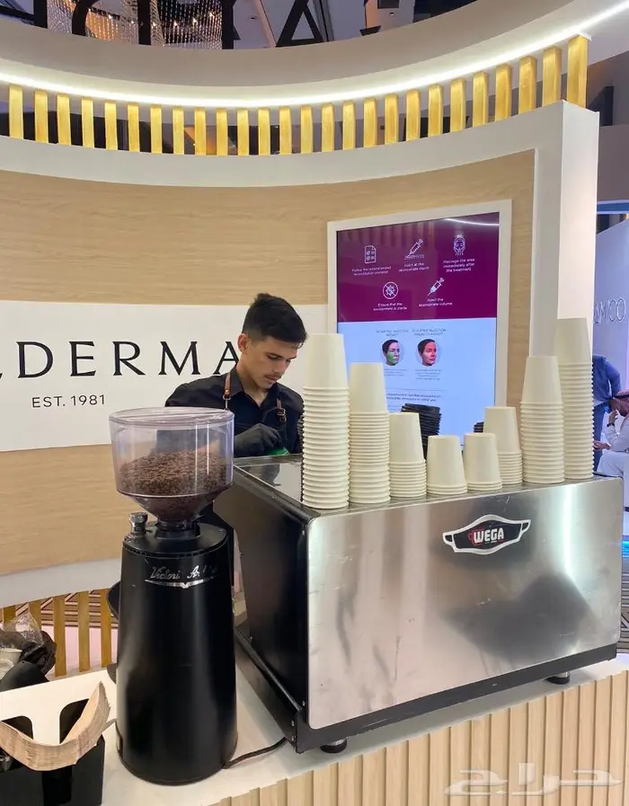 مكينه قهوة اجار - مشاركة معارض - ركن قهوة 1