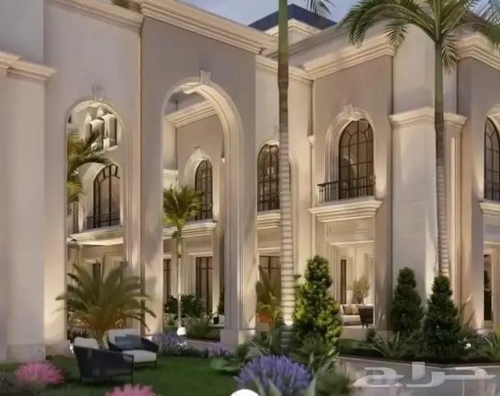 تصميم ديكور واجهات فيلا خارجي 0