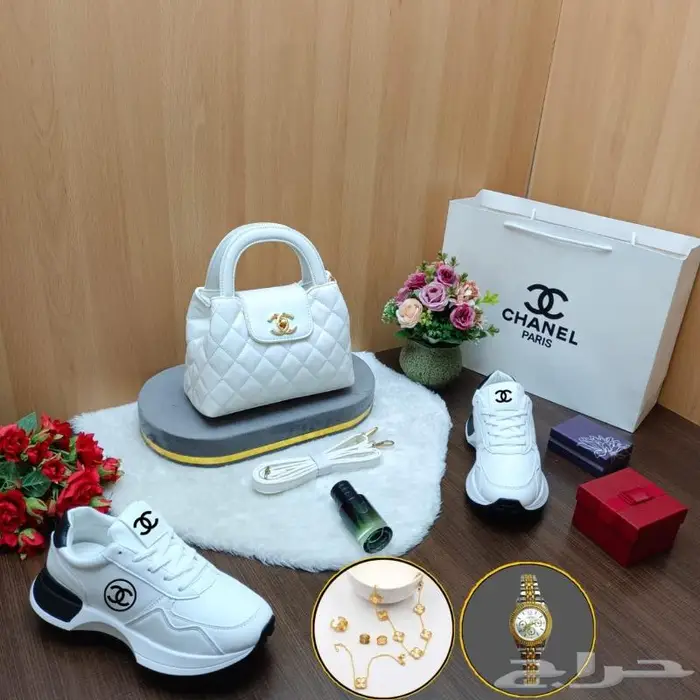 شنطات شان يل طقم شوز لخروجات رياضة شنطة ماركة حذاء فخم احذية 0