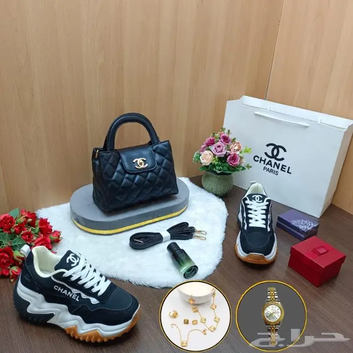 شنطات شان يل طقم شوز لخروجات رياضة شنطة ماركة حذاء فخم احذية 4