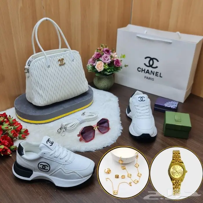 شنطات شان يل طقم شوز لخروجات رياضة شنطة ماركة حذاء فخم احذية 7