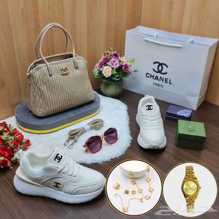 شنطات شان يل طقم شوز لخروجات رياضة شنطة ماركة حذاء فخم احذية 8