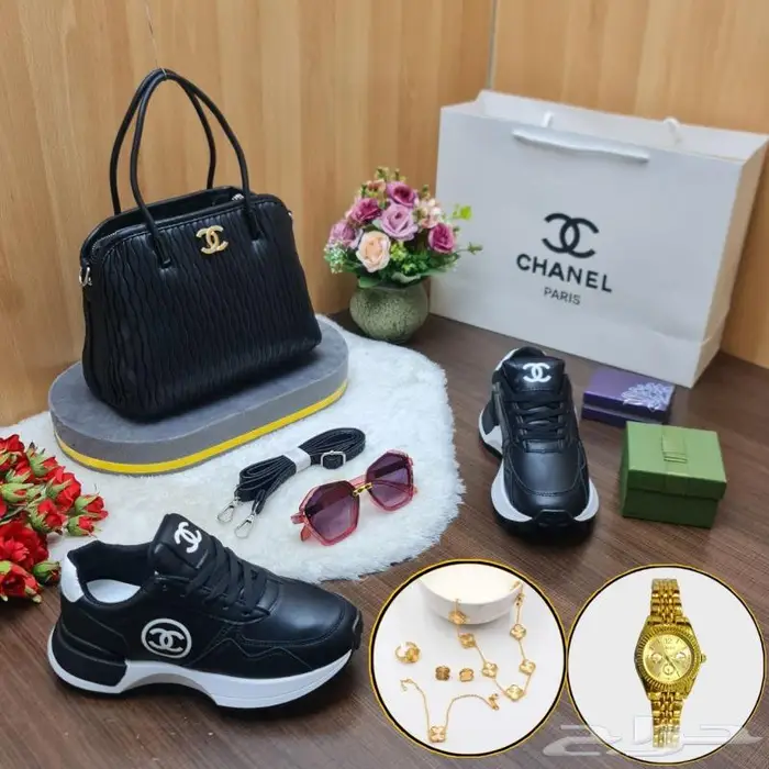 شنطات شان يل طقم شوز لخروجات رياضة شنطة ماركة حذاء فخم احذية 10