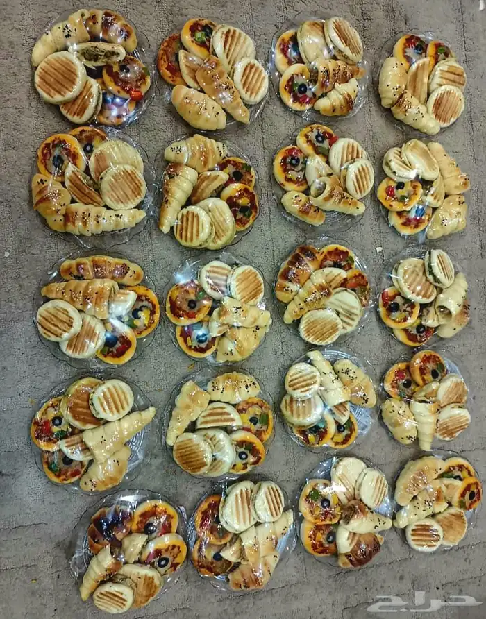 صحون معجنات للمناسبات و الحفلات 1