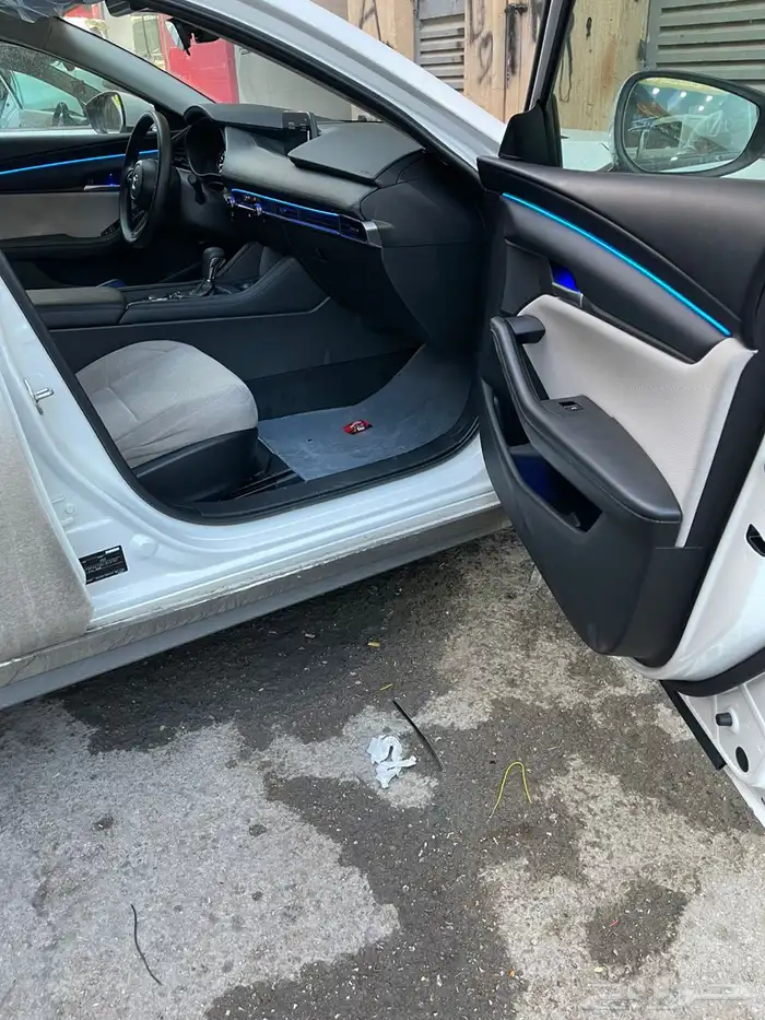 تركيب ليد داخليه على سيارة مازدا 2025جميع الالوان 1