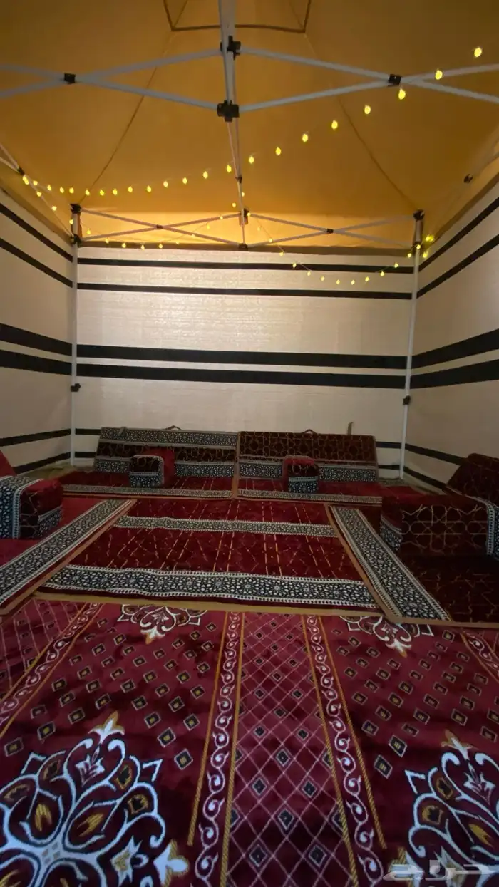 تأجير خيمة مع جلسات 0