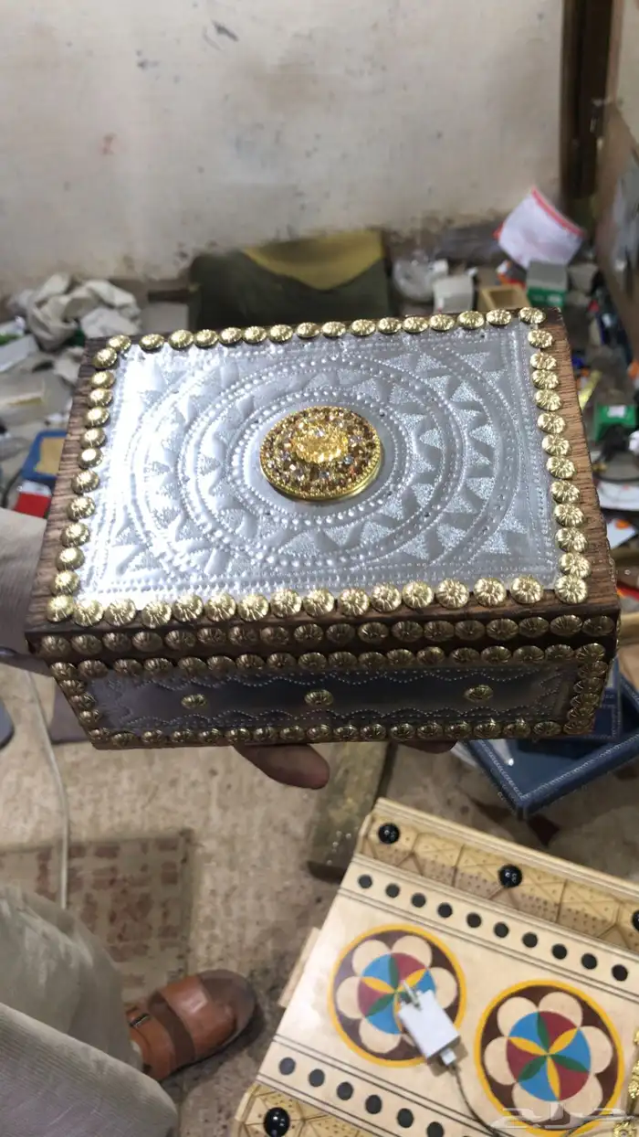 بكج اهدائات خشبي مع مباخر حائليه 0