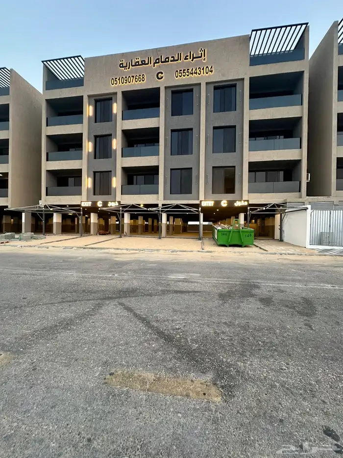شقق تمليك جديده مطله على حديقه بحي الزهور 0