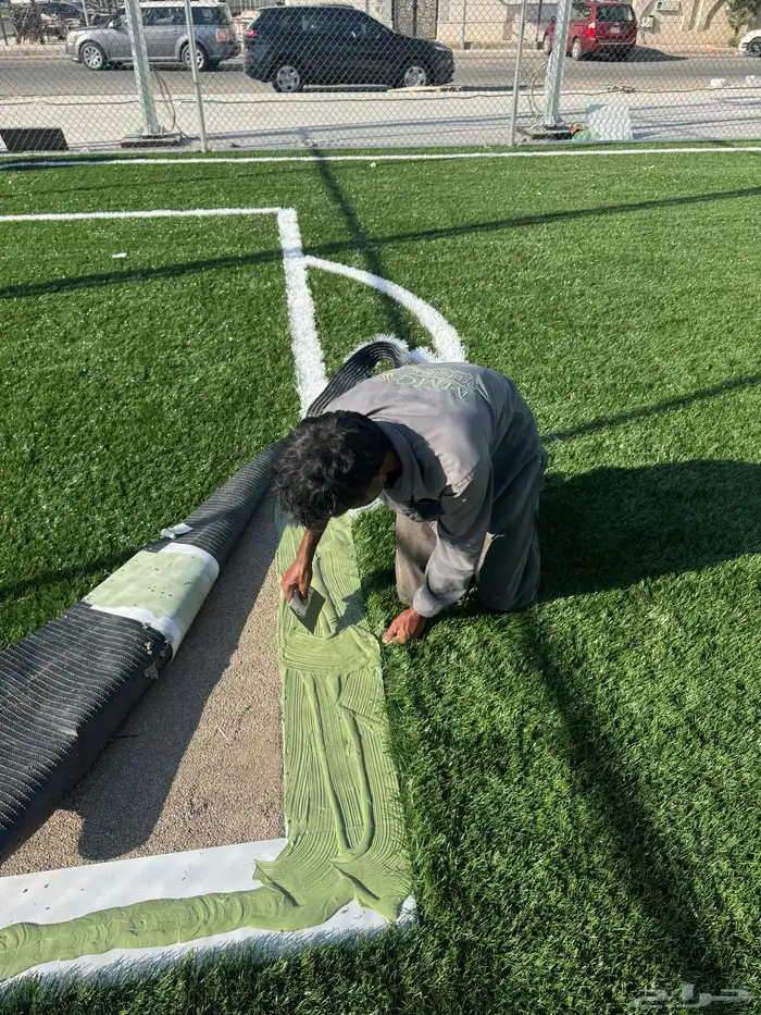العشب الصناعي للملاعب والحدائق والارضيات المطاطية 38