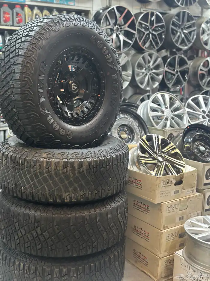 جنوط فيول مقاس 17 مع كفرات حجري ( تم البيع ) 11