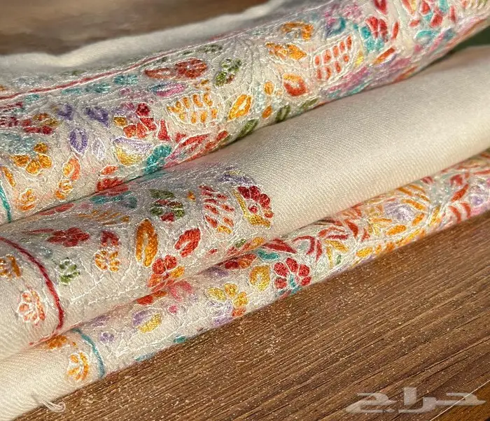 شال الباشمينا الكشميري الخالص المصنوع يدويا في كشمير 9