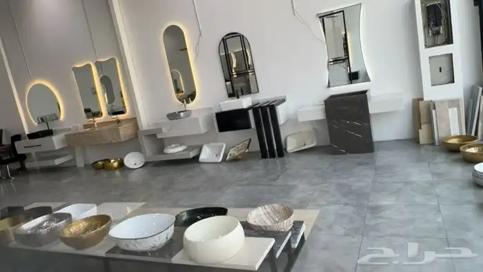 تفصيل مغاسل رخام طبيعي صناعي تفصيل مرايات حسب الطلب واللون 22